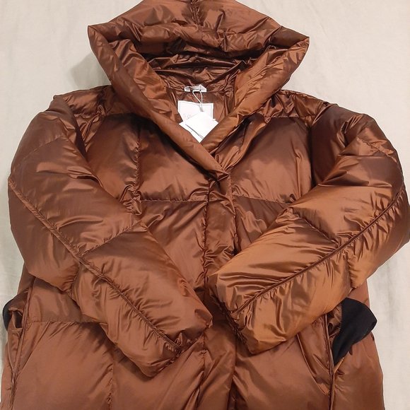 NWT Sosken Studios Oversized Brown Puffer - Picture 1 of 5